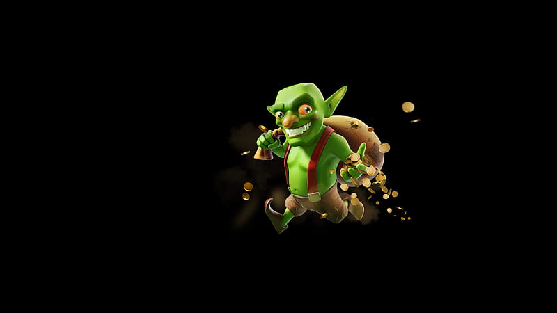 Goblin Clash Of Clans, clash-of-clans, supercell, games, 2016-games, HD wallpaper