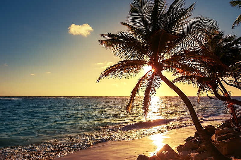 Beautiful beach summer, Tropical, Water, Coastal, Dusk, Sunrise, HD wallpaper