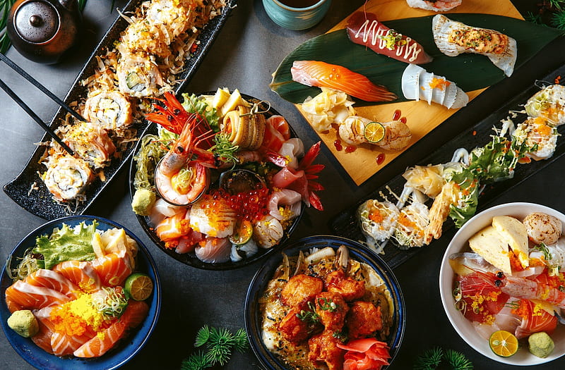 asian cuisine, seafood, pot, fish, Food, HD wallpaper