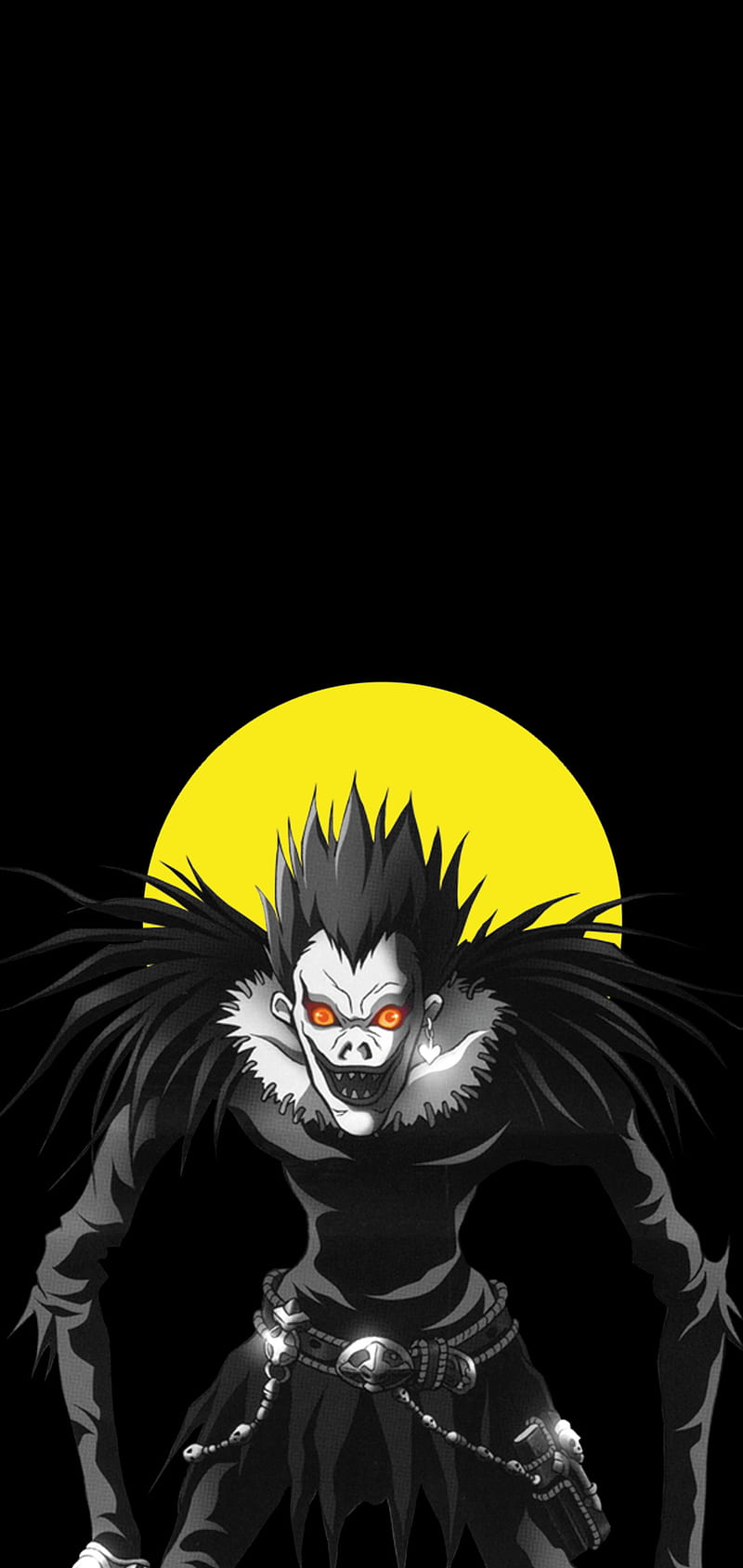 Ryuk, anime, death note, muerte, HD phone wallpaper