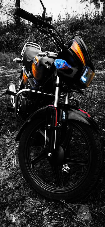 Splendor Bike Ka, Parked In Forest, splendor gadi ke, hero honda, HD