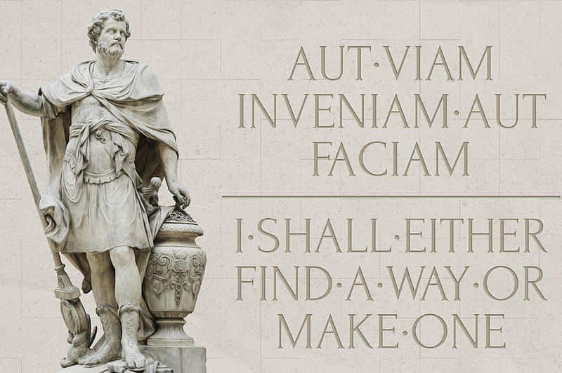 Inveniam Viam, Quote, philosophy, history, Aut inveniam viam aut faciam, HD wallpaper