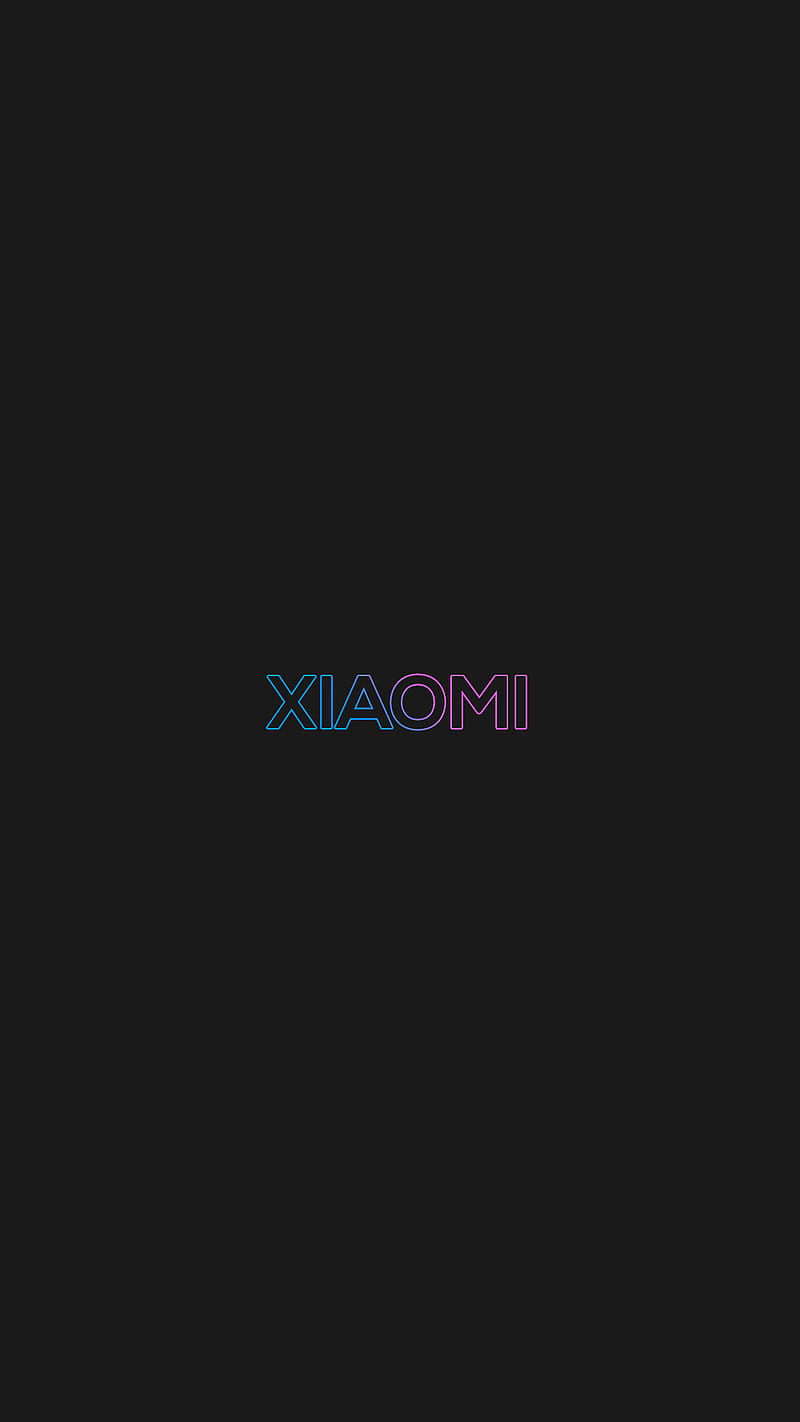 Xiaomi , 2019, logo, simple, HD phone wallpaper