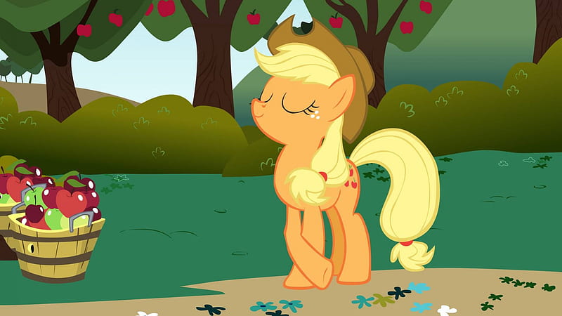 AppleJack - MLP, My Little Pony, Friendship is Magic, Earth Pony, AppleJack, HD wallpaper