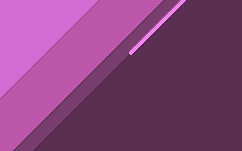 material design creative, lines, purple background, HD wallpaper