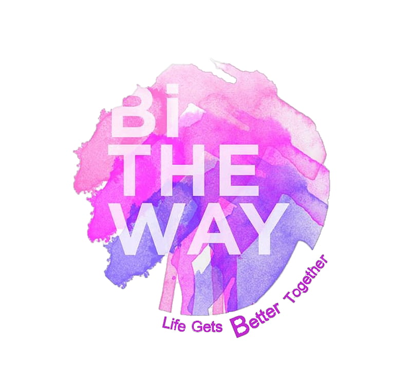 Bi the way, bi, lgbt, love, HD wallpaper
