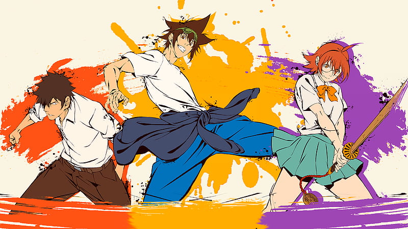 Anime, The God of High School, Han Daewi, Jin Mori, Yu Mira, HD wallpaper