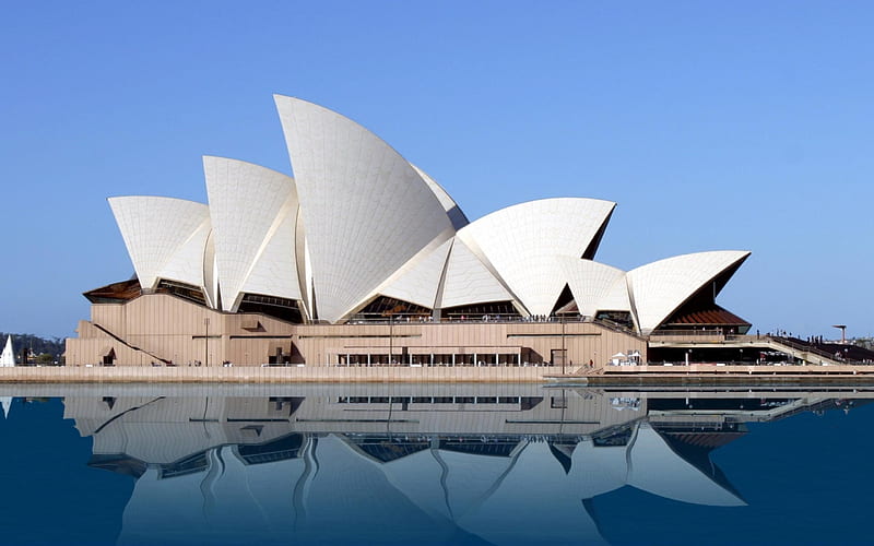 Australia Opera House Sydney-City Landscape, HD wallpaper