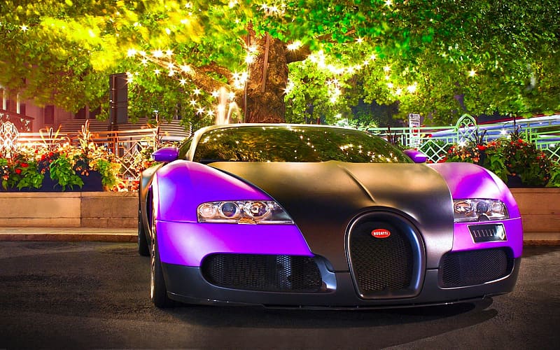 Bugatti, Car, Purple, Bugatti Veyron, Vehicles, HD wallpaper | Peakpx