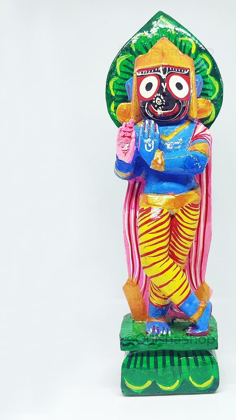 Jagannath Standing Statue, jagannath , standing statue, lord, god, HD phone wallpaper