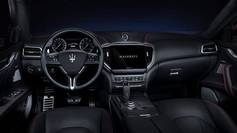 Maserati Ghibli GranLusso Hybrid Fenice 2020 Interior, HD wallpaper