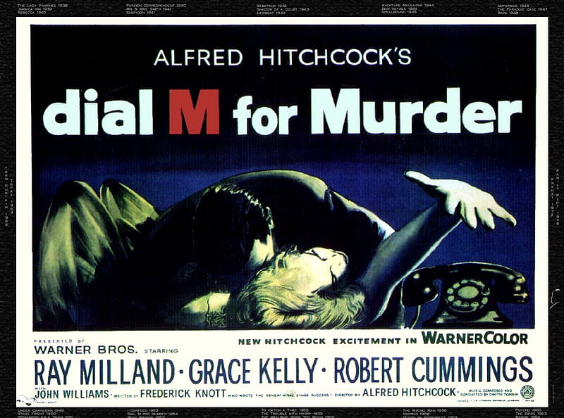 Dial M For Murder02, alfred hitchcock, grace kelly, ray milland, Dial M For Murder, HD wallpaper