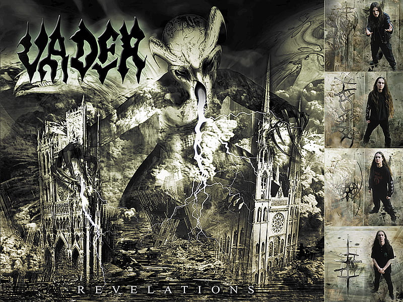 Vader - Revelations, revalation, death, music, band, revalations, metal, demon, logo, heavy, vader, devil, HD wallpaper