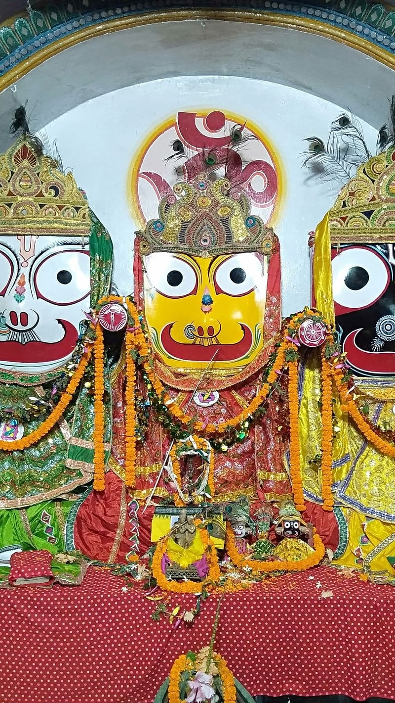 Jay Jagannath, jagannath temple, lord, god, HD phone wallpaper