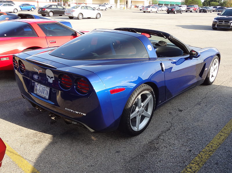 Corvette Punisher, punisher, punisher corvette, corvette, chevy corvette, HD wallpaper