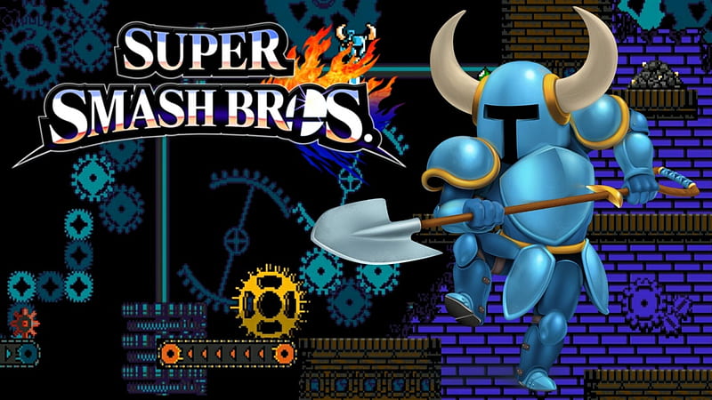 Super Smash Bros Shovel Knight , Video Games, 3DS, Knight, 8-bit, PC, Xbox One, Shovel, Cool, Awesome, Super Smash Bros, Wii U, Shovel Knight, HD wallpaper