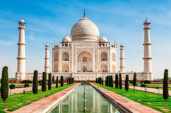 Taj Maha l- 7 wonders of world, india, agra, tourism, landmark, HD wallpaper  | Peakpx