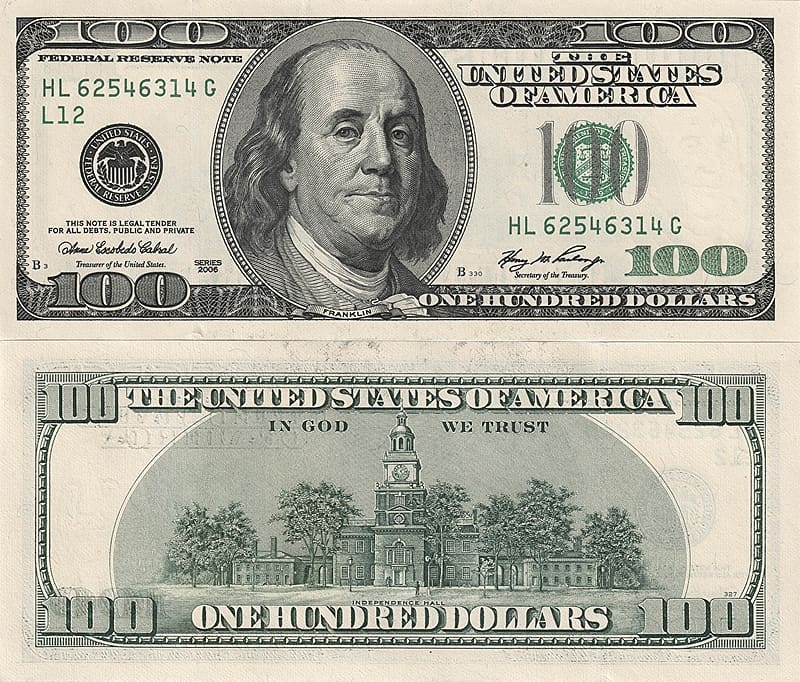 United States 100 Dollares, USA, 100 Dolares, Notaphily, Banknotes, HD wallpaper