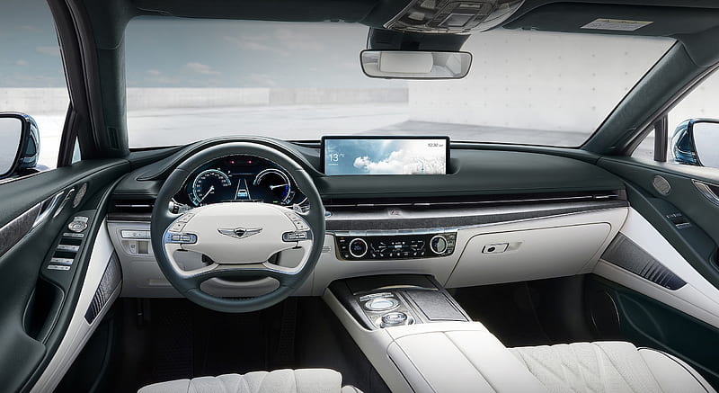 2022 Genesis Electrified G80 - Interior , car, HD wallpaper