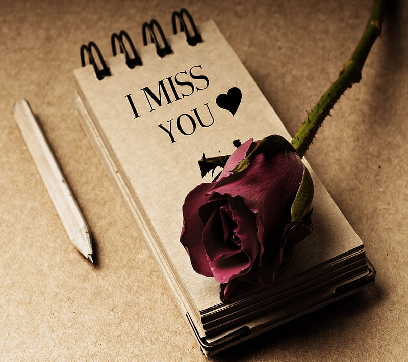 I Miss You, i miss u, love, missing, notes, HD wallpaper | Peakpx