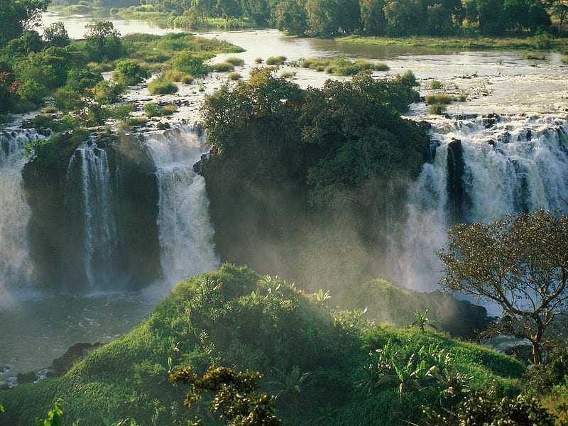 Blue Nile Falls  Ethiopia nature waterfalls HD wallpaper  Peakpx