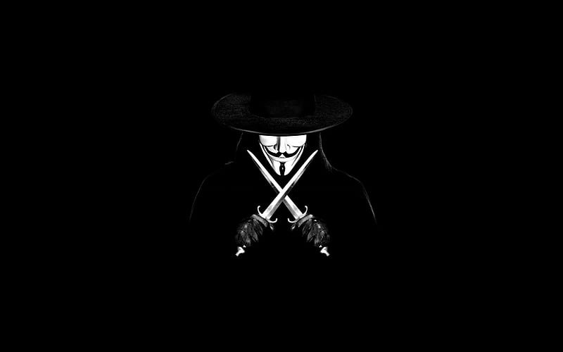 V for Vendetta, cape, for, gloves, hat, hugo, knife, mask, movie