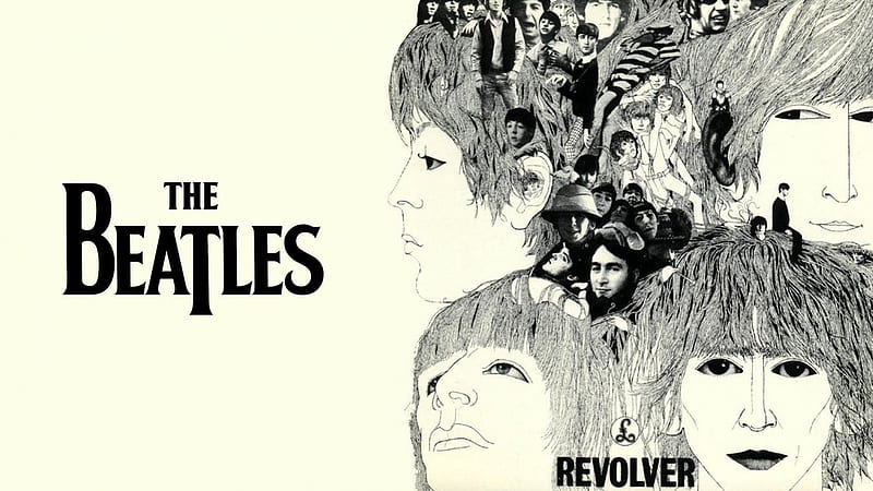 THE BEATLES Revolver, music, sixties, cover, fabulous, bonito, hop, white, album, HD wallpaper