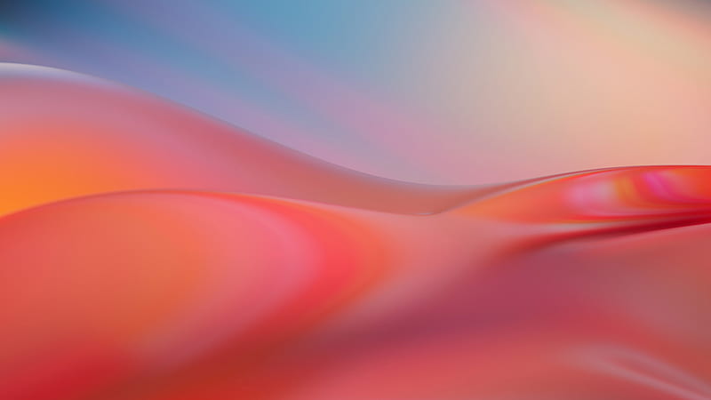 Orange Pink Windows 11 Liquid Abstract, HD wallpaper