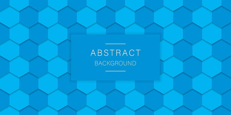 Light Blue Hexagon Background. Hexagonal Bright Blue Futuristic Pattern.  Digital Blank Blue Banner for Technology, HD wallpaper | Peakpx