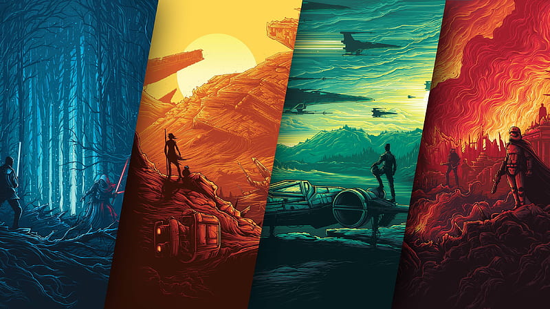 Star Wars Poster , star-wars, poster, movies, HD wallpaper