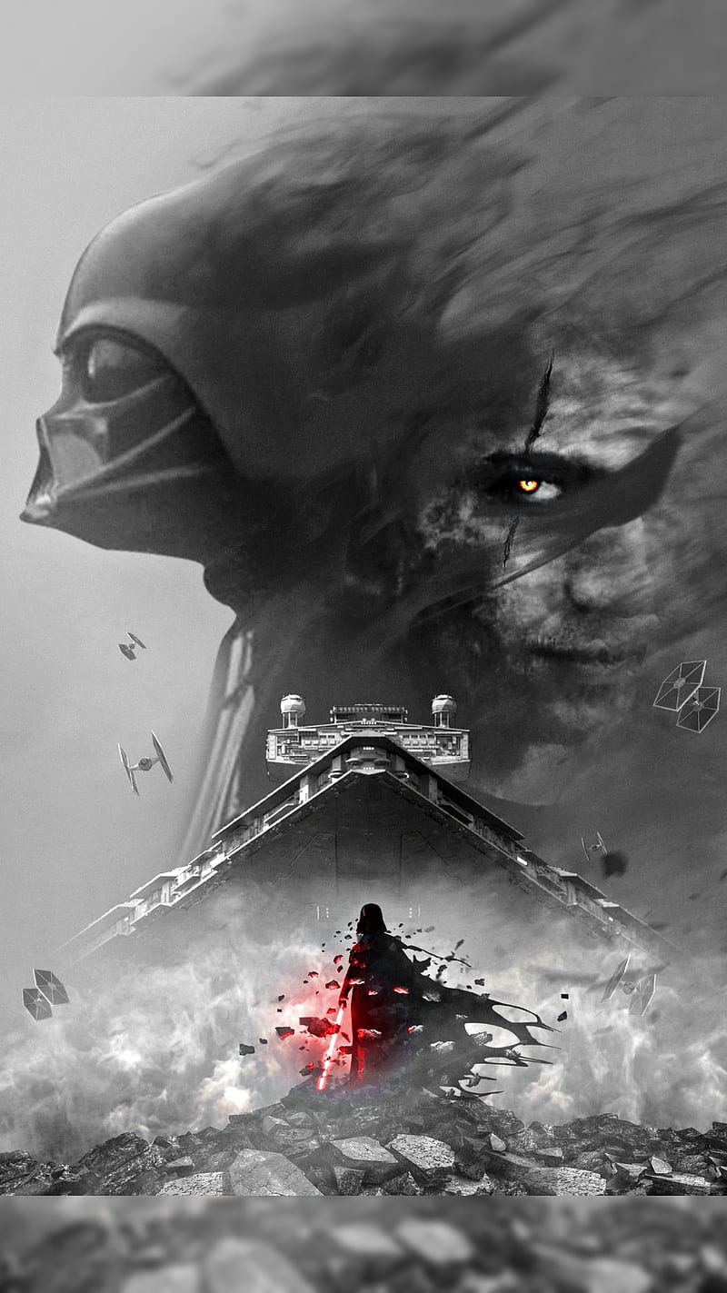 Anakin Vader, anakin skywalker, darth vader, star wars, HD phone wallpaper