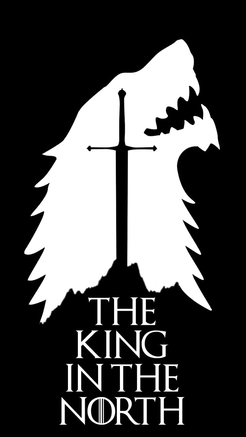 king in the north, game of thrones, got, jon snow, ned stark, robb, robb stark, stark, winterfell, HD phone wallpaper