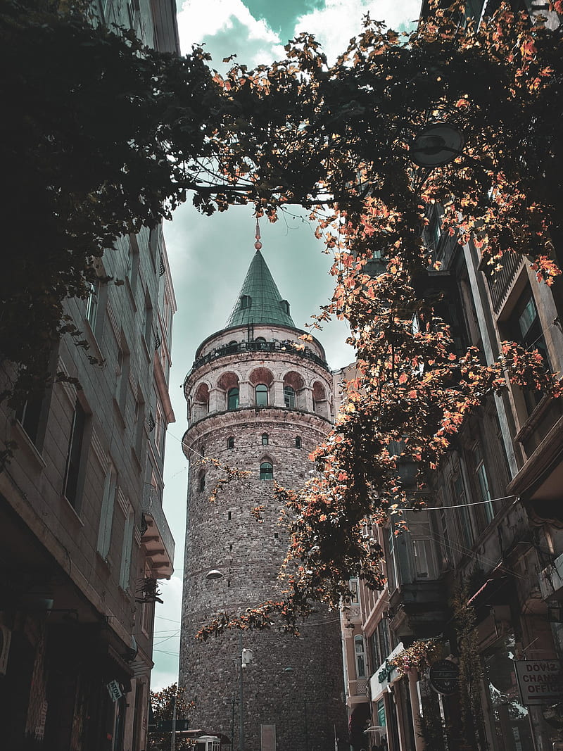 Galata, istanbul, tower, HD phone wallpaper