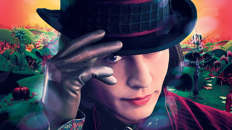 Charlie And The Chocolate Factory, johnny-depp, movies, HD wallpaper