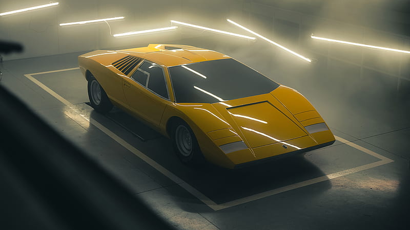 Lamborghini Countach LP500 2021 2, HD wallpaper