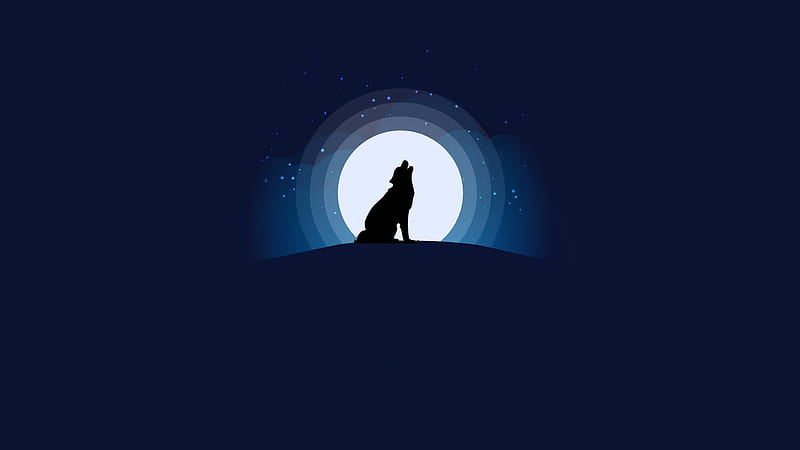 Wolf roar, animal, background, black, editing, halloween, horror,  illustrator, HD wallpaper | Peakpx