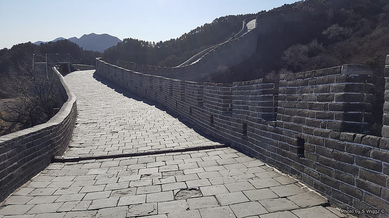 The Great Wall of China, Beijing, Wall, Beijing, Mountains, Great, China, Sky, Stone, Shadow, HD wallpaper