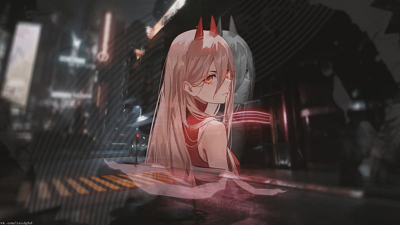 darling in the franxx zero two with red uniform with background of white  and pink and blue cross lines 4k hd anime Wallpapers, HD Wallpapers