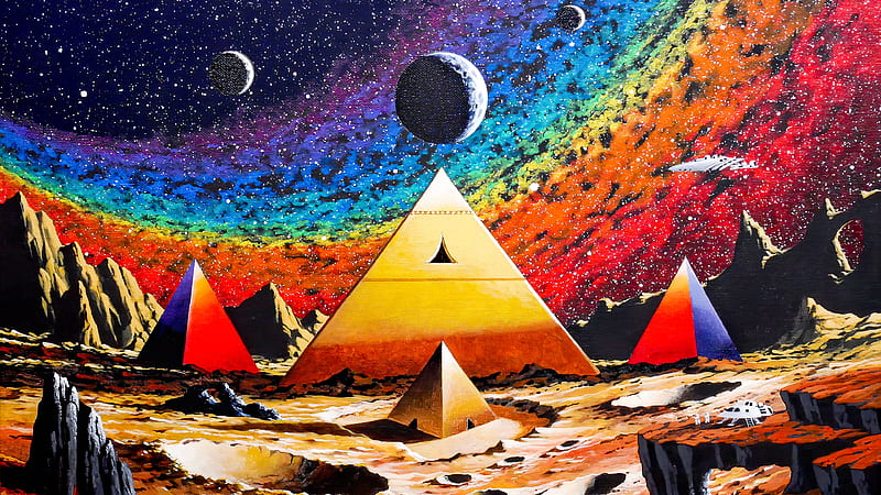 pyramid art