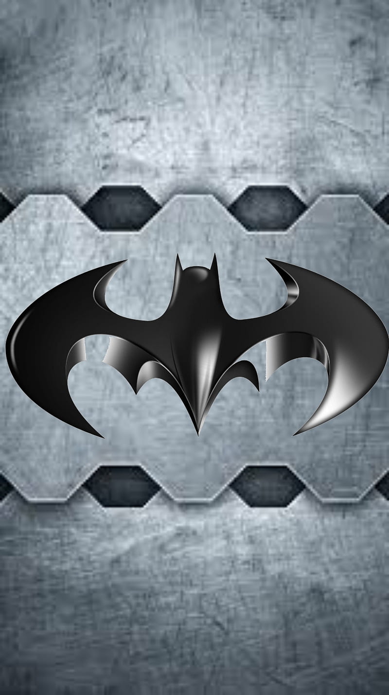 Batman, negro, metal, Fondo de pantalla de teléfono HD | Peakpx