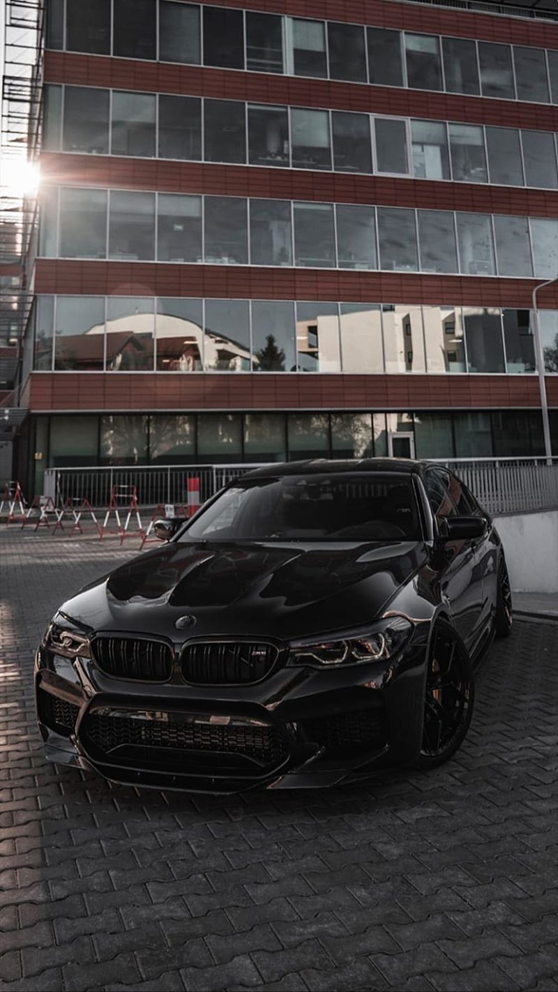 BMW M5 , class, car, carros, bimmer, black, new , new, HD phone wallpaper