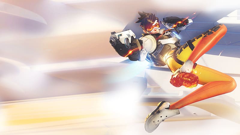 Overwatch, Video Game, Blizzard Entertainment, Tracer (Overwatch), Lena Oxton, HD wallpaper