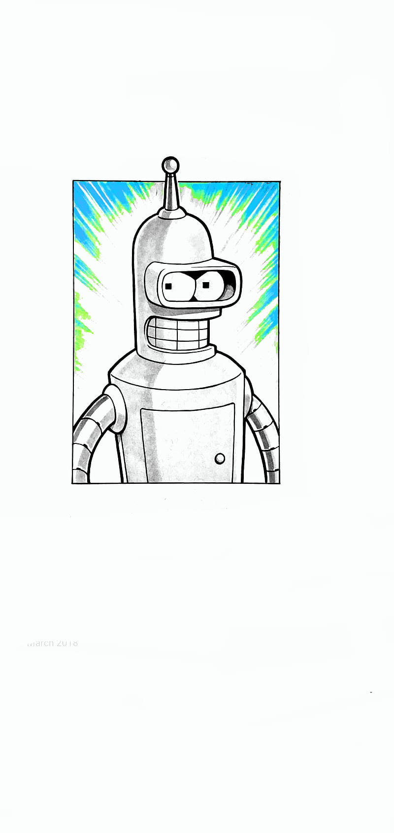 Bender , cartoon, futurama, robot, HD phone wallpaper