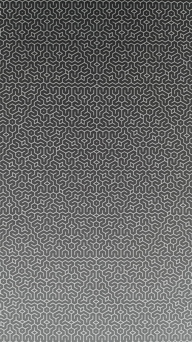 Geometers Maze, art, black white, dark, geometric, intricate, mathematical, meticulous, triagon, triagons, HD phone wallpaper