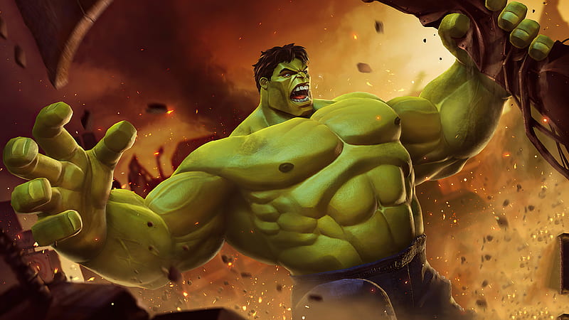 Hulk Marvel Contest Of Champions, marvel-contest-of-champions, games, marvel, hulk, HD wallpaper
