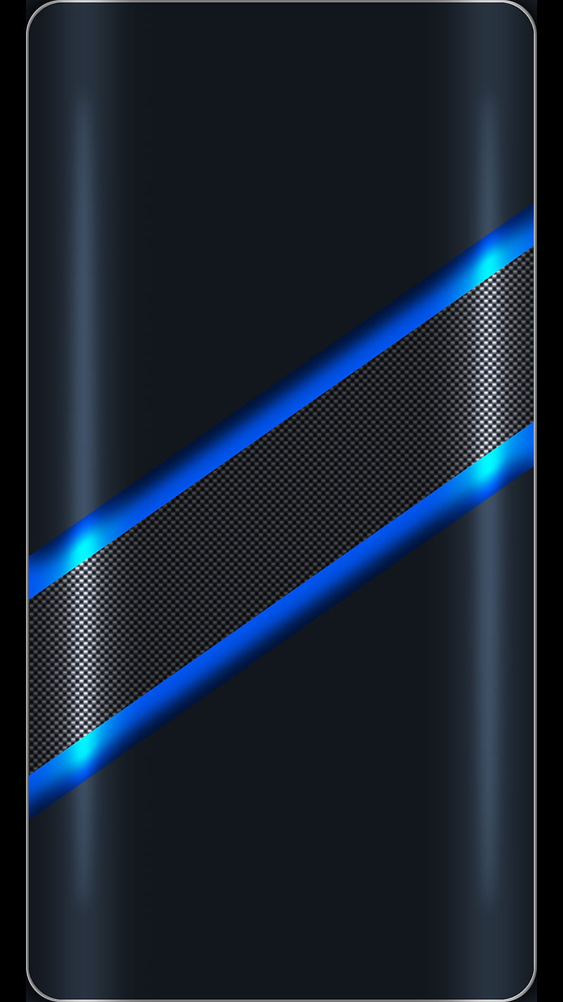Black 106, blue, glow, HD phone wallpaper