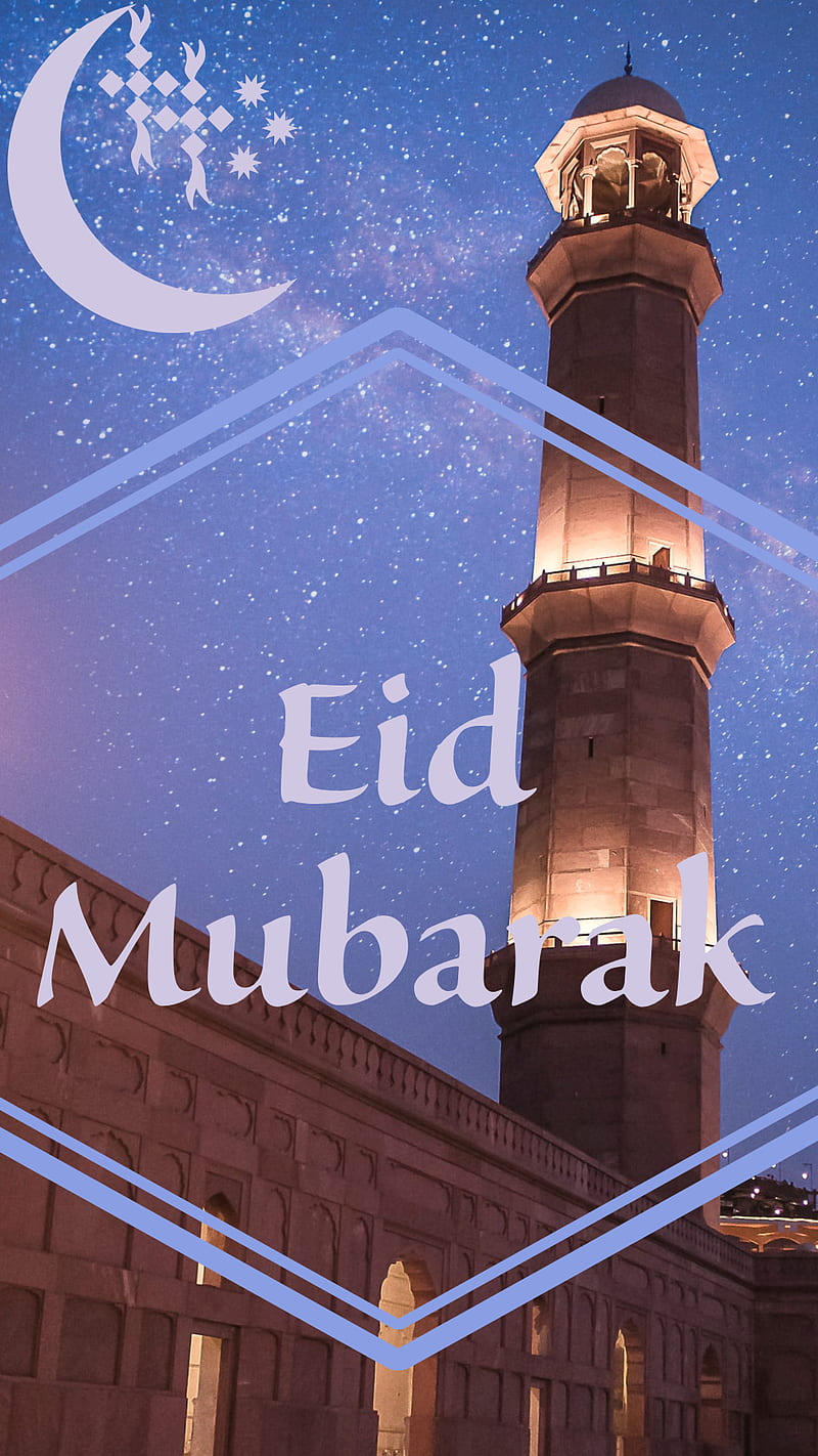 Eid mubarak, arabic, eid greetings, eid ul fitr, greetings, islamic, muslim, HD phone wallpaper
