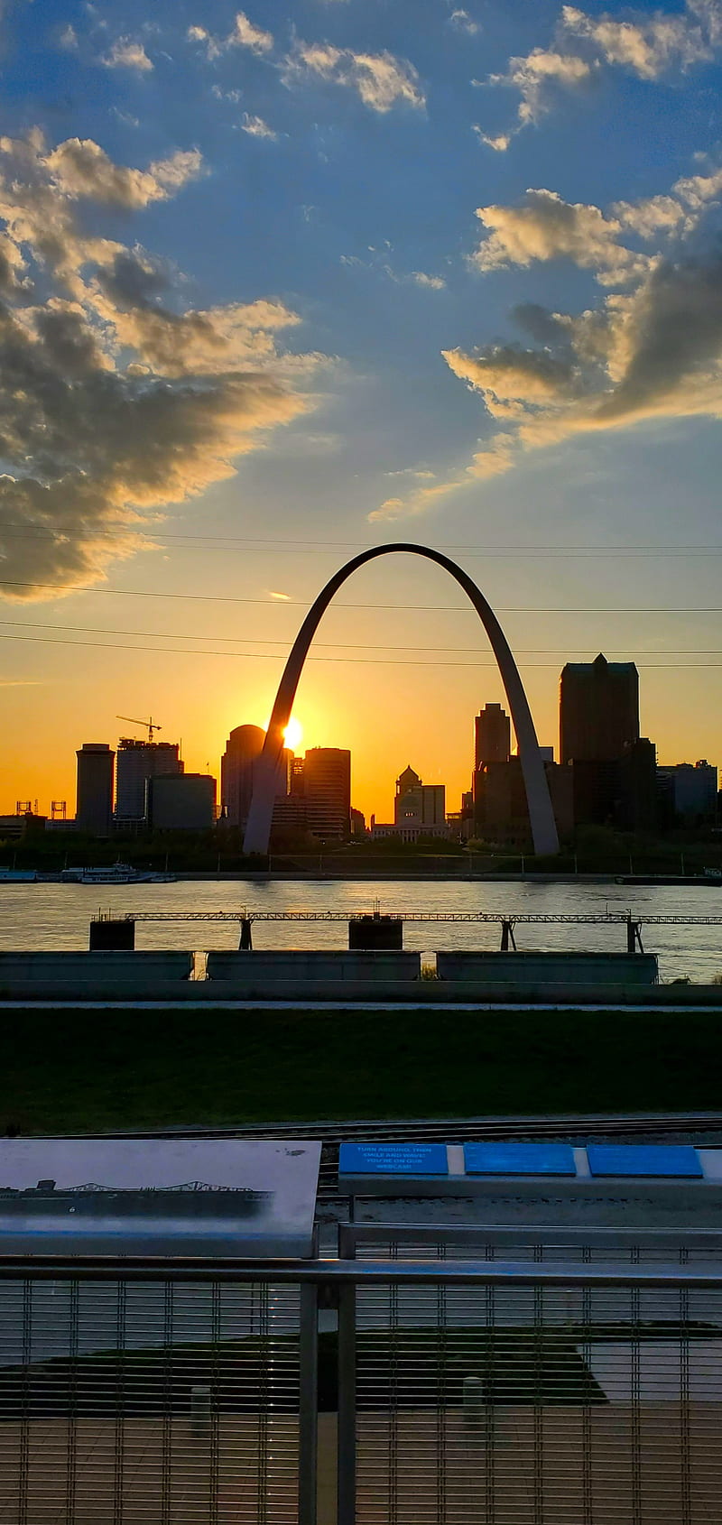 St Louis Sunset 2, arch, stl, sunset, HD phone wallpaper