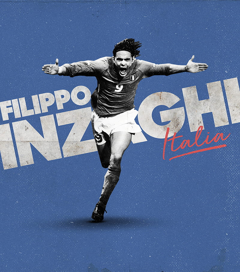 Filippo Inzaghi, super pippo, italia, striker, alta tensione, brescia, italy, HD phone wallpaper