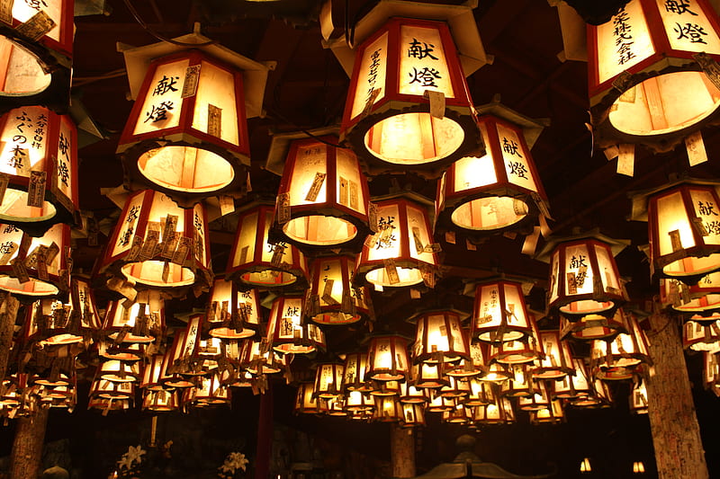 Asian lanterns, light, lamp, Others, HD wallpaper | Peakpx
